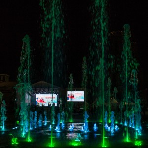 Фонтан на площади Владивостока